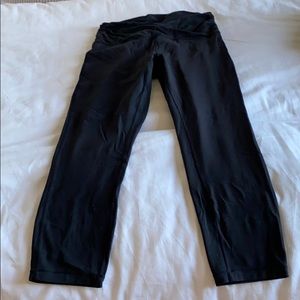 Lululemon wunder under high rise crop 23” black 8